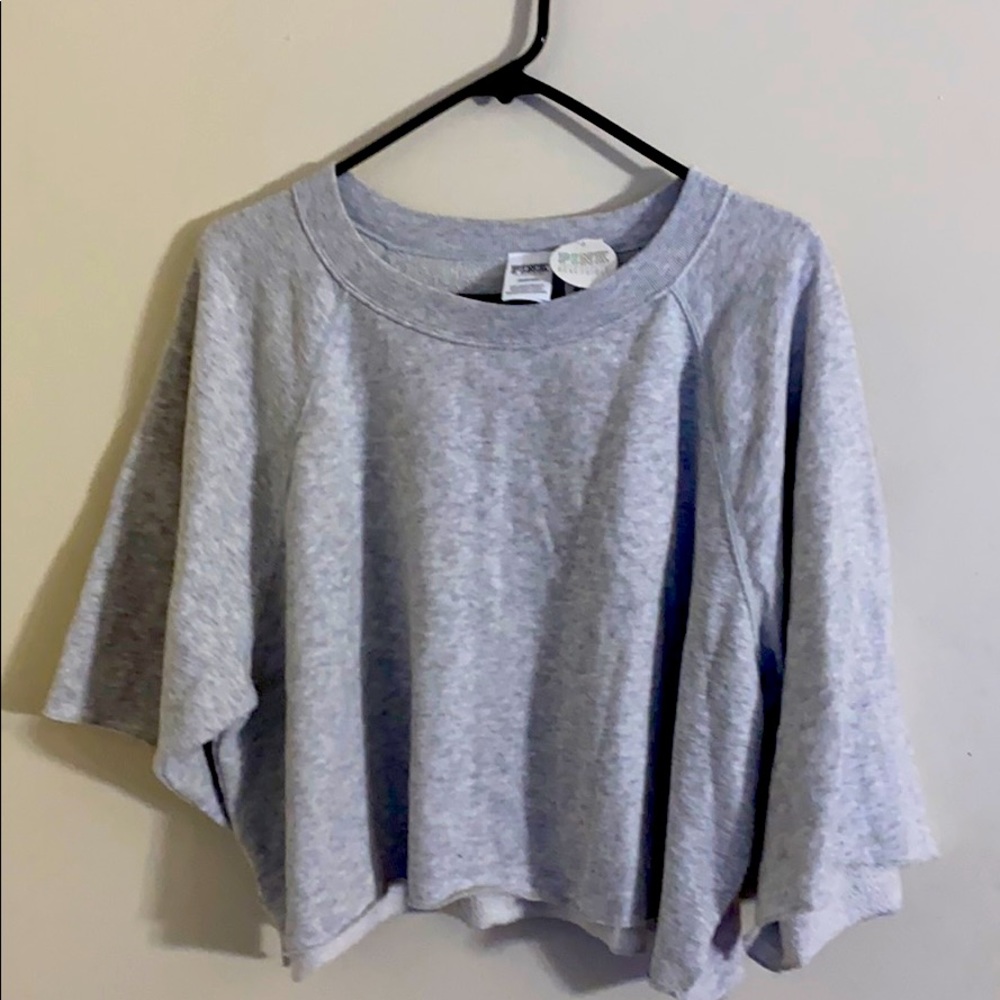 Victoria’s Secret REVERSIBLE TERRY CUTOFF CREW.